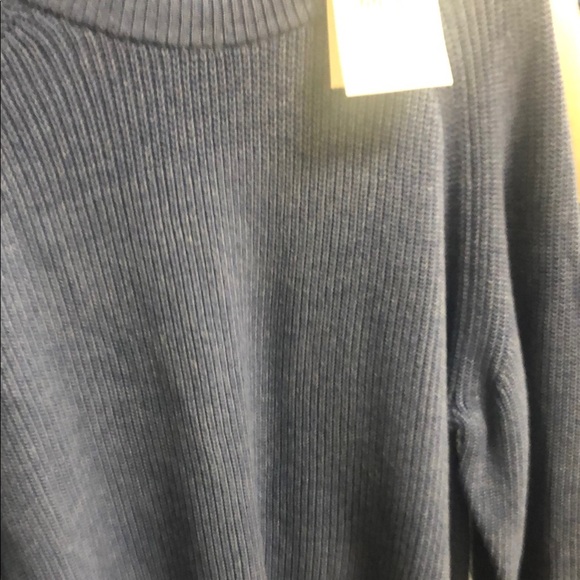 NNO7 Blue Crewneck Sweater with Classic Fit - Picture 4 of 5